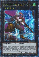 Castel, the Skyblaster Musketeer - RA04-EN230 - Quarter Century Secret Rare - 1st Edition